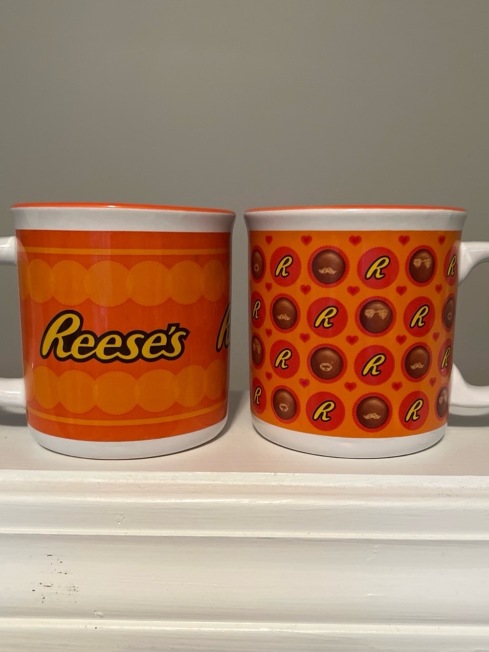 Orange Logo Ceramic Coffee Mug - Pack of 2